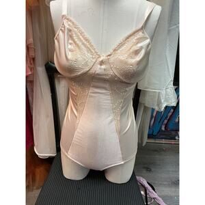 VINTAGE PINK WIRE CUP TEDDY 38B BY SMOOTHIE